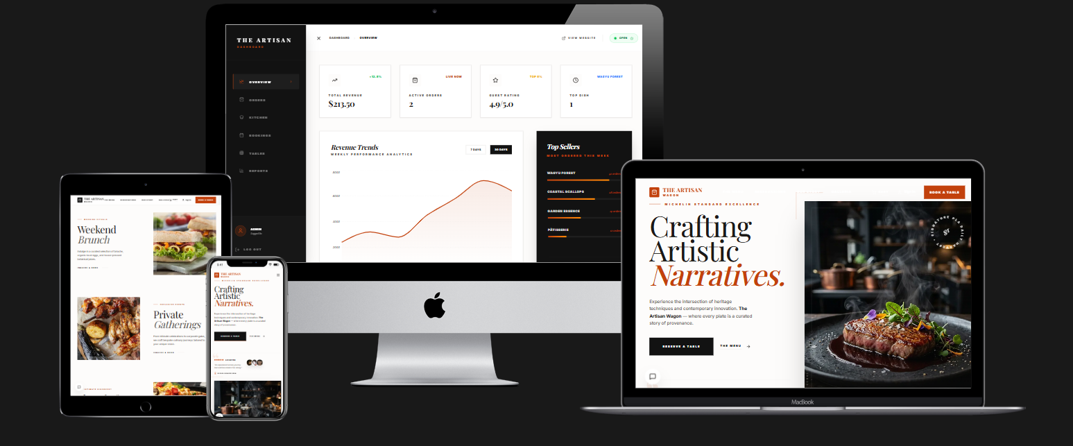 The Artisan Wagon - Restaurant E-commerce and Management System
